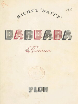 cover image of Barbara